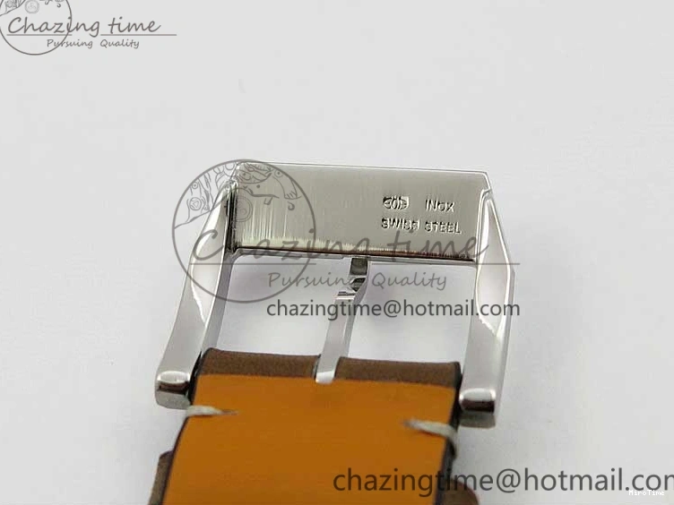 MIROTIME 0103 Pilot Chrono IW377726 ZF 1:1 Best Edition Green Dial on Brown Leather Strap A Trendsetting 7125